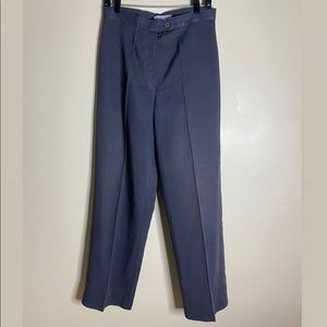 Gray Polyester Work Pants